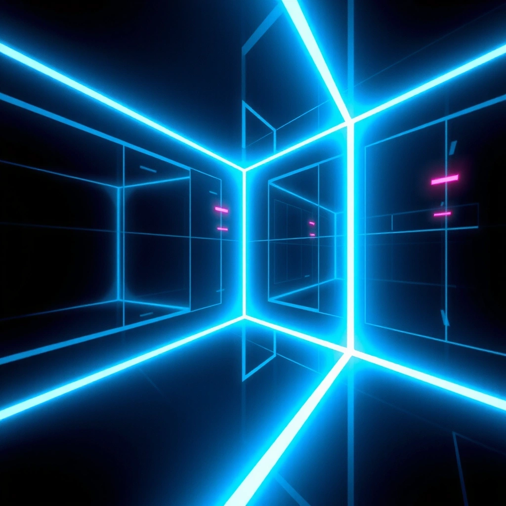Digital grid background